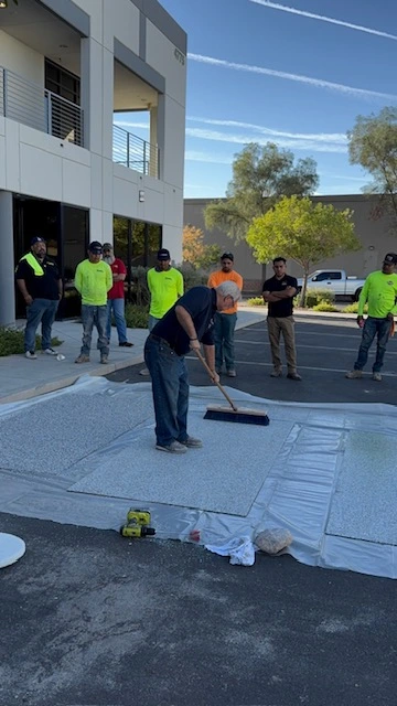 DCS Las Vegas crew at work